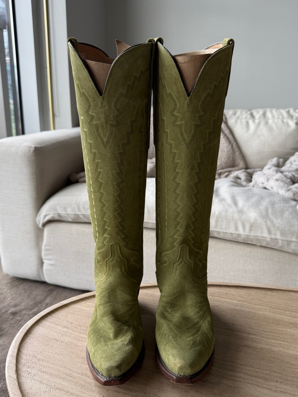 Women's Lucchese Priscilla Western Boots - Fern Size 8.5